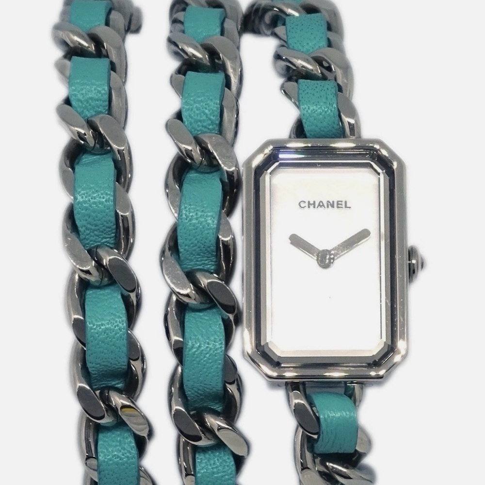 Chanel H4559 Premiere Rock Pop Quartz Watch Silver SS 115553